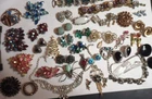 LG LOT VINTAGE RHINESTONE COSTUME JEWELRY JULIANA EISENBURG WEISS FLORENZA 1.5LB