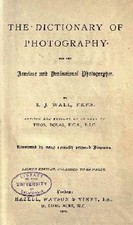 Dictionary of Photography Book on CD 1902 photo