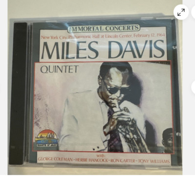 Miles Davis- Immortal Concerts: New York Philharmonic Hall at Lincoln Center VG