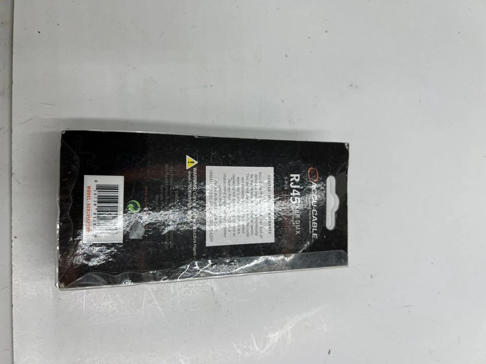 (QTY 2) Accu-Cable ACRJ455PSET RJ45 to 5-pin XLR DMX Adapter Black - Image 3 of 4