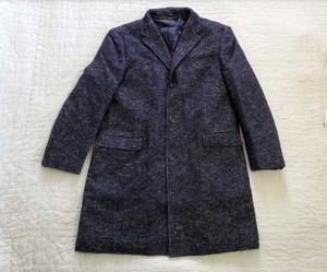 j crew wool herringbone topcoat