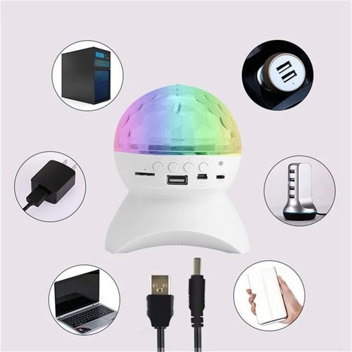 Miniteca Andante Parlante Altavoz Bocina Bluetooth Portatil Recargable Con Luz - Picture 16 of 18