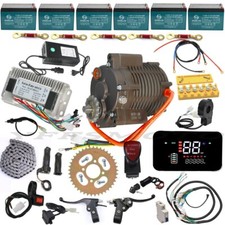 72V 1000W Brushless Motor Grip Full Kit Batte...