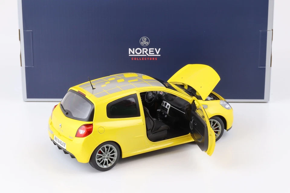 1:18 Norev Renault Clio R.S. F1 Team 2007 Giallo Sirius - Immagine 4 di 4