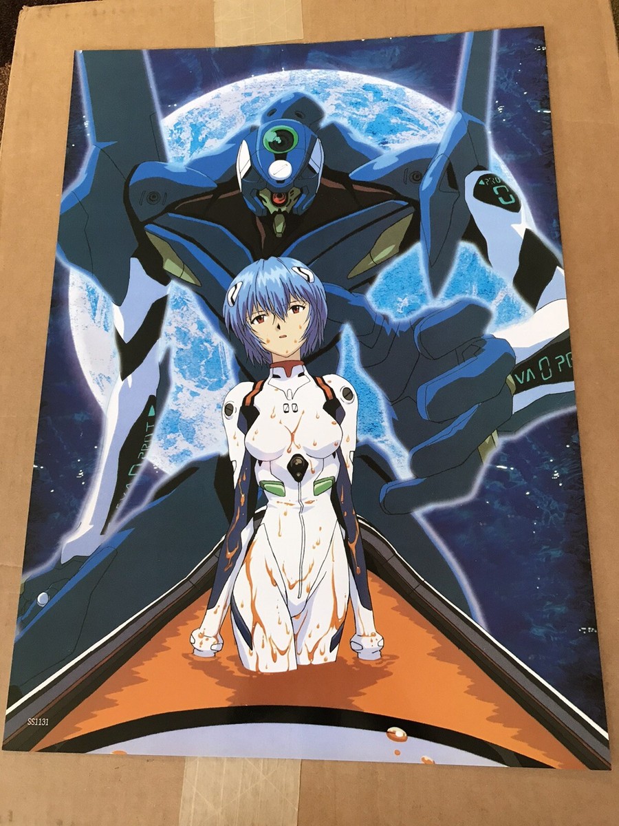 EVANGELION TYPE BLUE ポスター Neon Genesis Evangelion Wall Glossy Poster Picture Anime Ayanami