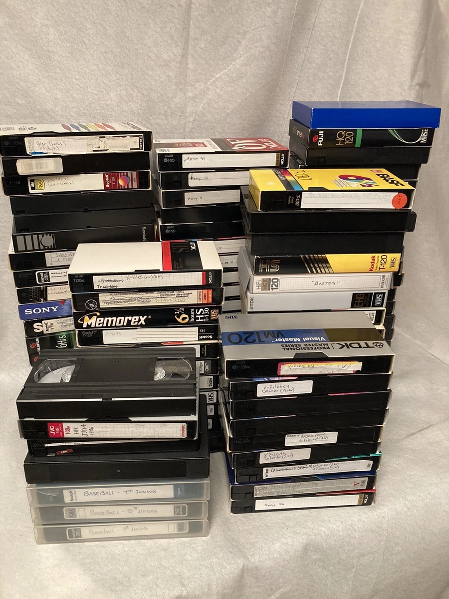 10 VHS Tapes www.newspaperman.in