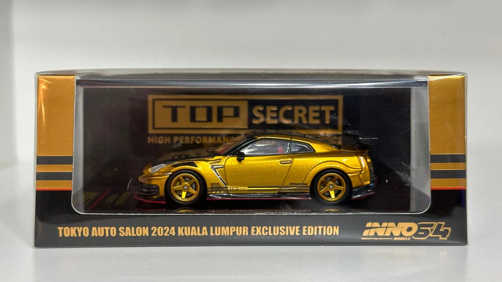 INNO64 イノモデル 1/64 GT-R R35 TAS KL Inno64 INNO 1/64 Nissan GT-R R35 Top Secret Tokyo Auto Salon