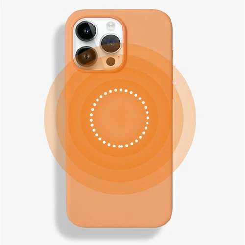 Custodia in silicone con cover MagSafe per iPhone 16 15 14 13 Pro Max 15 Plus 15 Pro - Foto 9 di 77