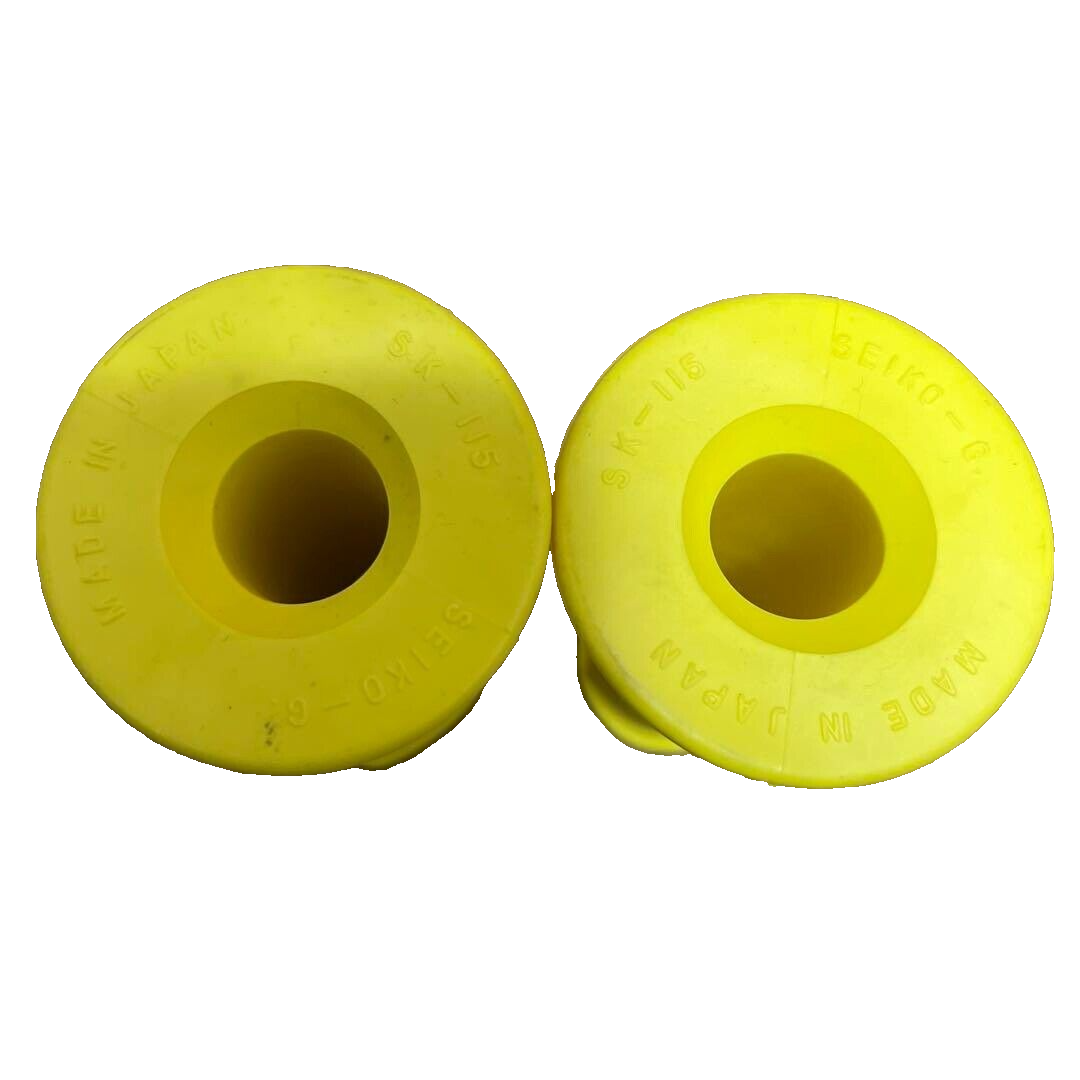 Unused] Vintage TANGE Grips SK-115 Yellow Made in Japan Old School