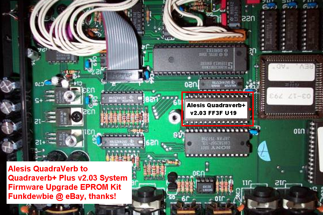 Alesis QuadraVerb to QuadraVerb+ Plus v2.03 EPROM Firmware