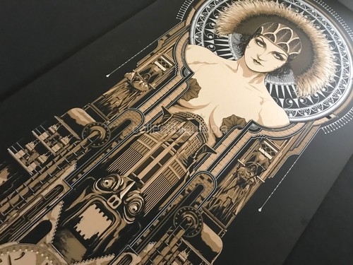 Poster stampa Ken Taylor Metropolis variante limitata AP #/11 film art - Foto 4 di 12