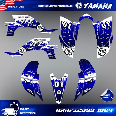 Sticker Autocollant Kit déco Quad Yamaha YFZ450 Multi