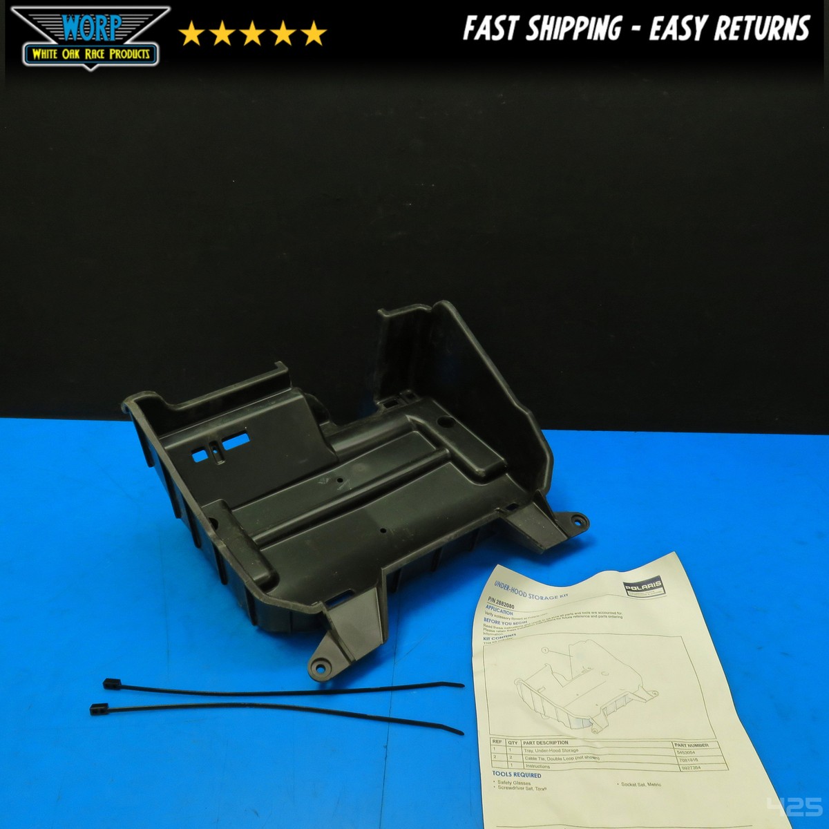 OEM POLARIS 14-20 RZR XP 900 1000 UNDER HOOD STORAGE TRAY