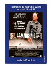 U.S. MARSHALS carte postale Tommy LEE JONES Wesley SNIPES Robert DOWNEY JR
