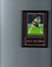 COLE HOLCOMB PLAQUE WASHINGTON REDSKINS FOOTBALL NFL