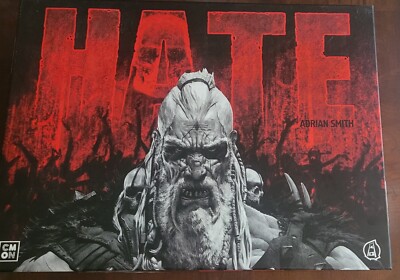 Cool Mini or Not Hate Kickstarter Board Game- Open Box