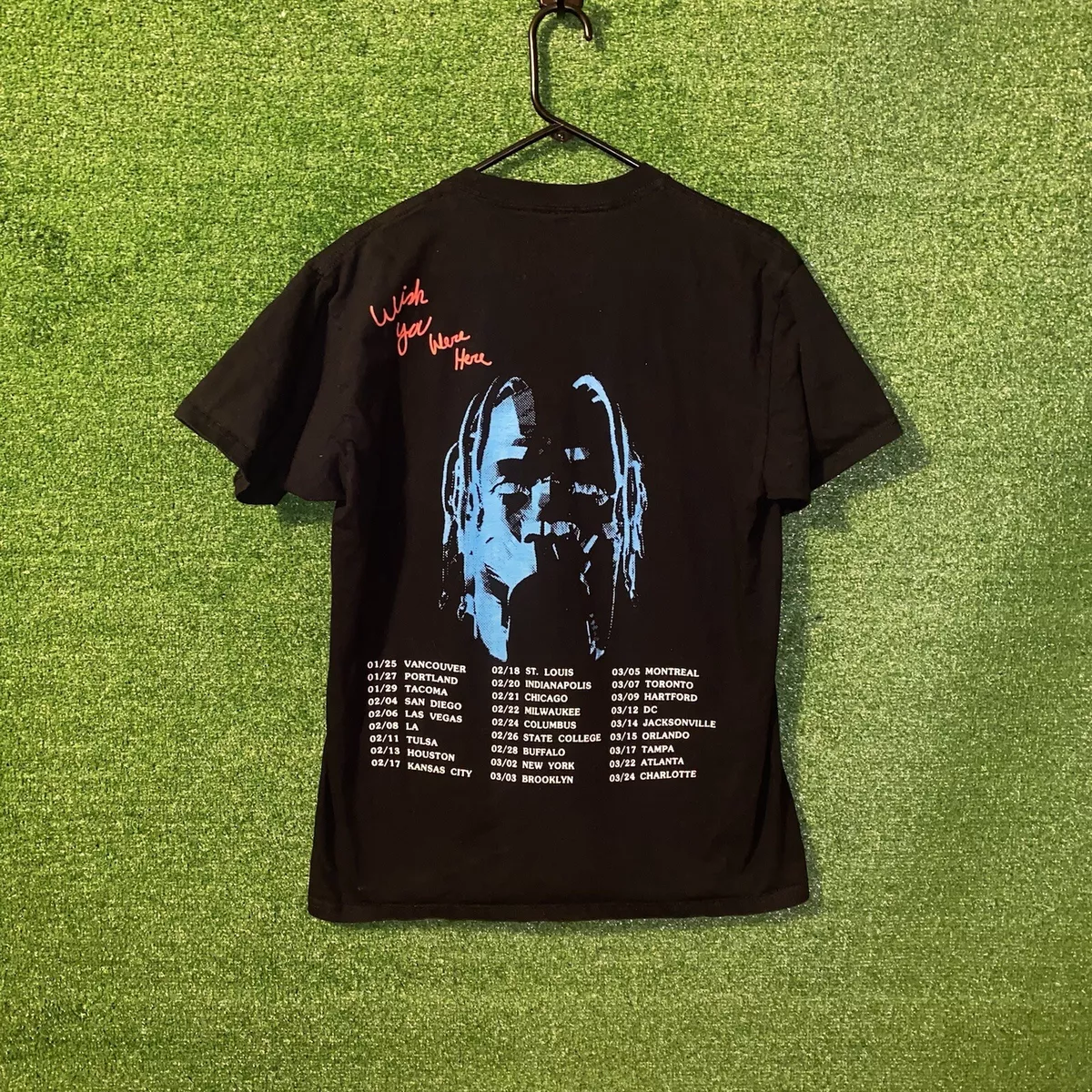 Travis Scott Astroworld 2017 Tour Cactus Jack Shirt Double Sided