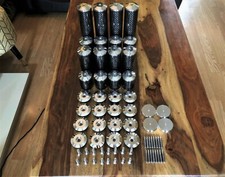 HI-END GENUINE CARBON FIBRE COLUMNS FOR HI-FI RACK, CUSTOM MADE IN UK, BRAND NEW