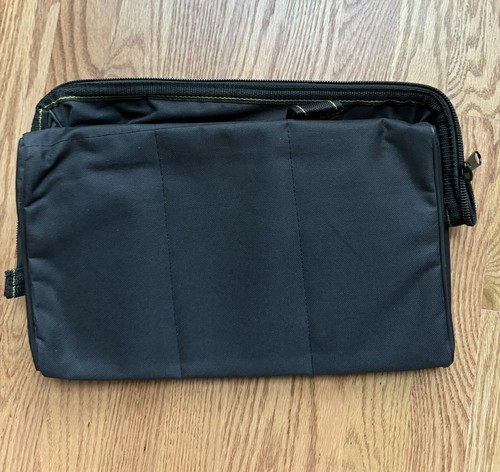 Borsa porta attrezzi Voyager resistente 15"x10"x9" nuova con etichetta con 6 tasche esterne e 8 interne - Foto 6 di 8