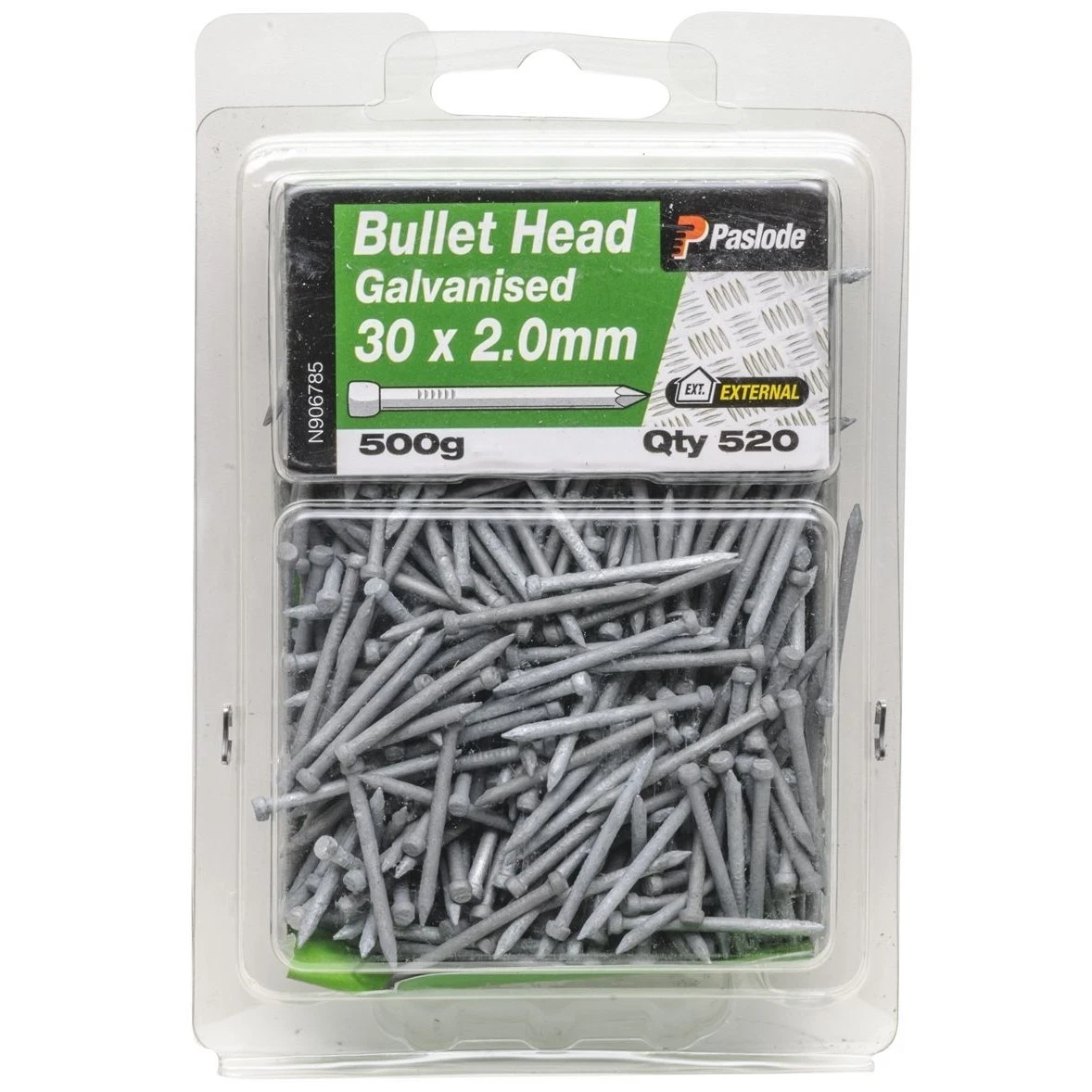 Paslode 50 X 500g Griplock Galvanised Nails 170 Pack Fiber