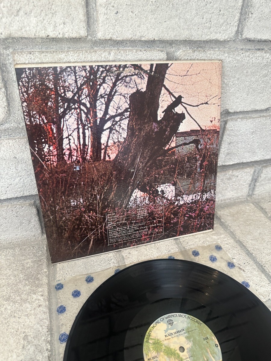 洋楽 Black Sabbath Black Sabbath WB 1871 Black Sabbath - Self Titled LP Warner Bros. WS 1871 1970