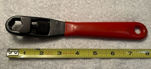 Craftsman Pocket Socket 8” Box End Wrench Adjustable 43380 Vintage Easy Grip