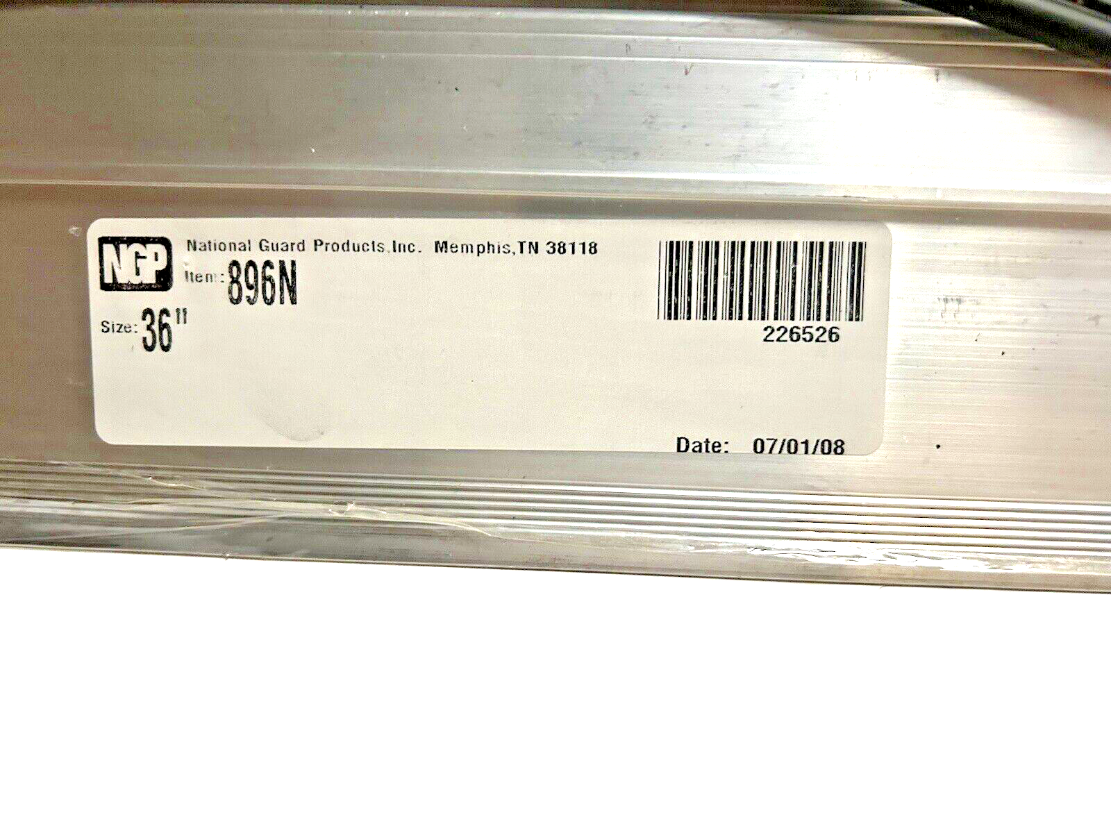 National Guard Products Inc. NGP 896N 36”Door Threshold Fluted Top 3 Ft ...