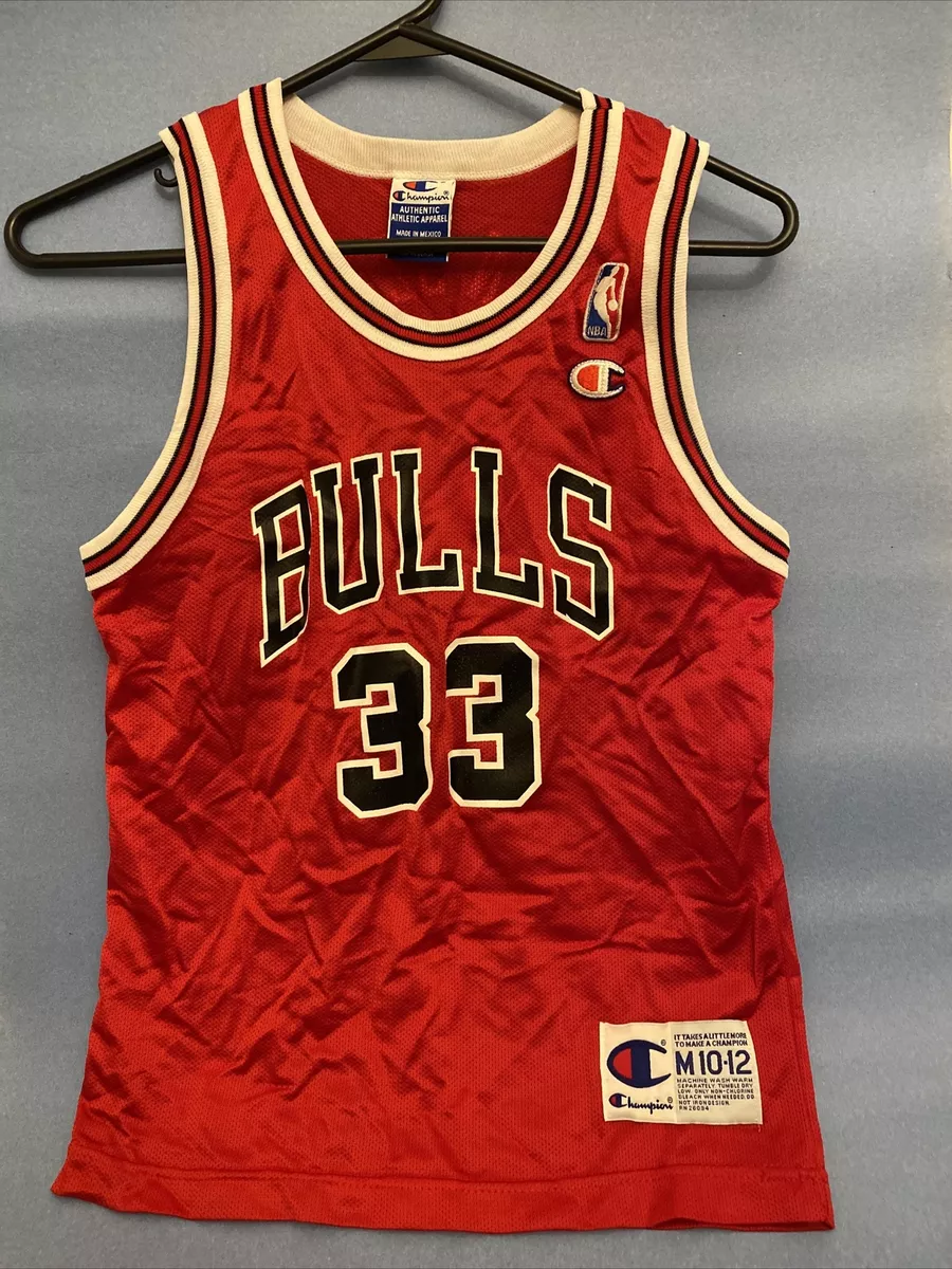 Vintage Champion NBA Chicago Bulls Scottie Pippen #33 Jersey - Men's S