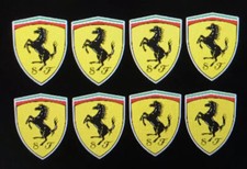 Ferrari Logo Stickers 8 Small 40mmx53mm