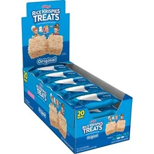 Rice Krispies Treats Original Marshmallow Snack Bars 20 Count Box 26oz