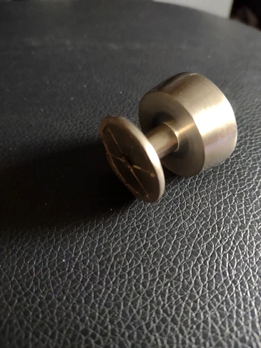 Top Knobs M1122 Essex 1-3/16" Mushroom Cabinet Knob - Brushed Satin Nickel - Picture 2 of 2