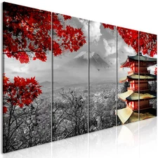 JAPAN LANDSCAPE Canvas Print Framed Wall Art Picture Photo c-C-0240-b-m