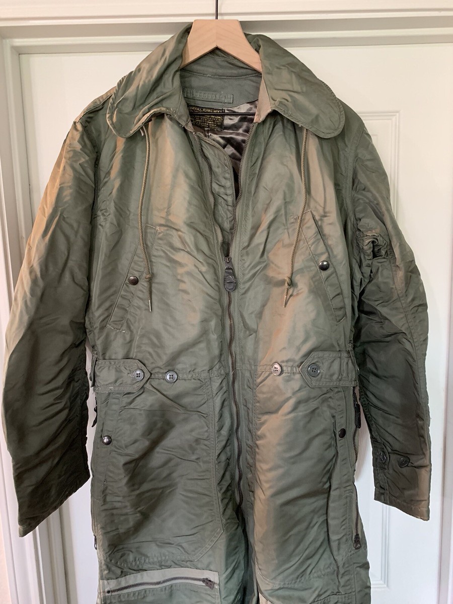 Vintage 60s CWU-1P Flight Suit Mens Medium USAF Coveralls Vintage 60s CWU-1P Flight Suit Mens Medium USAF Coveralls