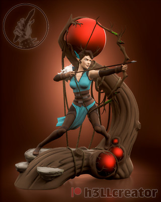 Vex'ahlia - The Legend of Vox Machina - Fan Art Figur - 3D Resin Print 154mm