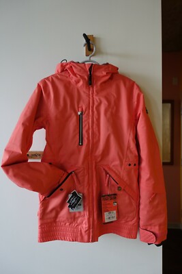 Ride Magnolia insulated snowboarder snow board coral Jacket S SM Small XS XSM