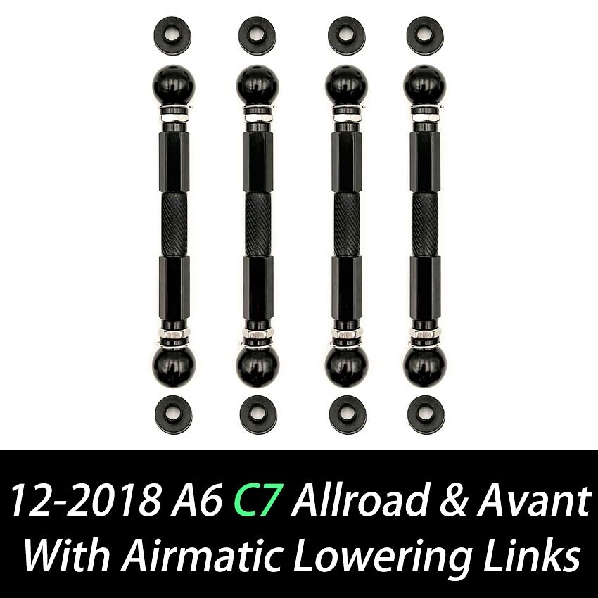 AIR SUSPENSION ADJUSTABLE LOWERING LINKS KIT FOR AUDI A6 S6 RS6