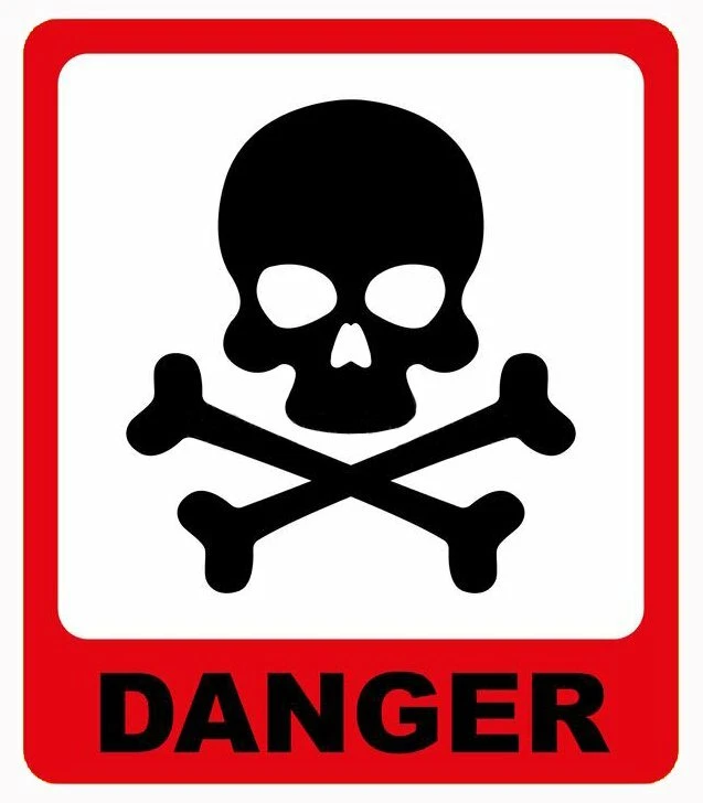 DANGER WARNING Skull Crossbones Sign Keep Out Decal Door Car Window Wall  Sticker | eBay