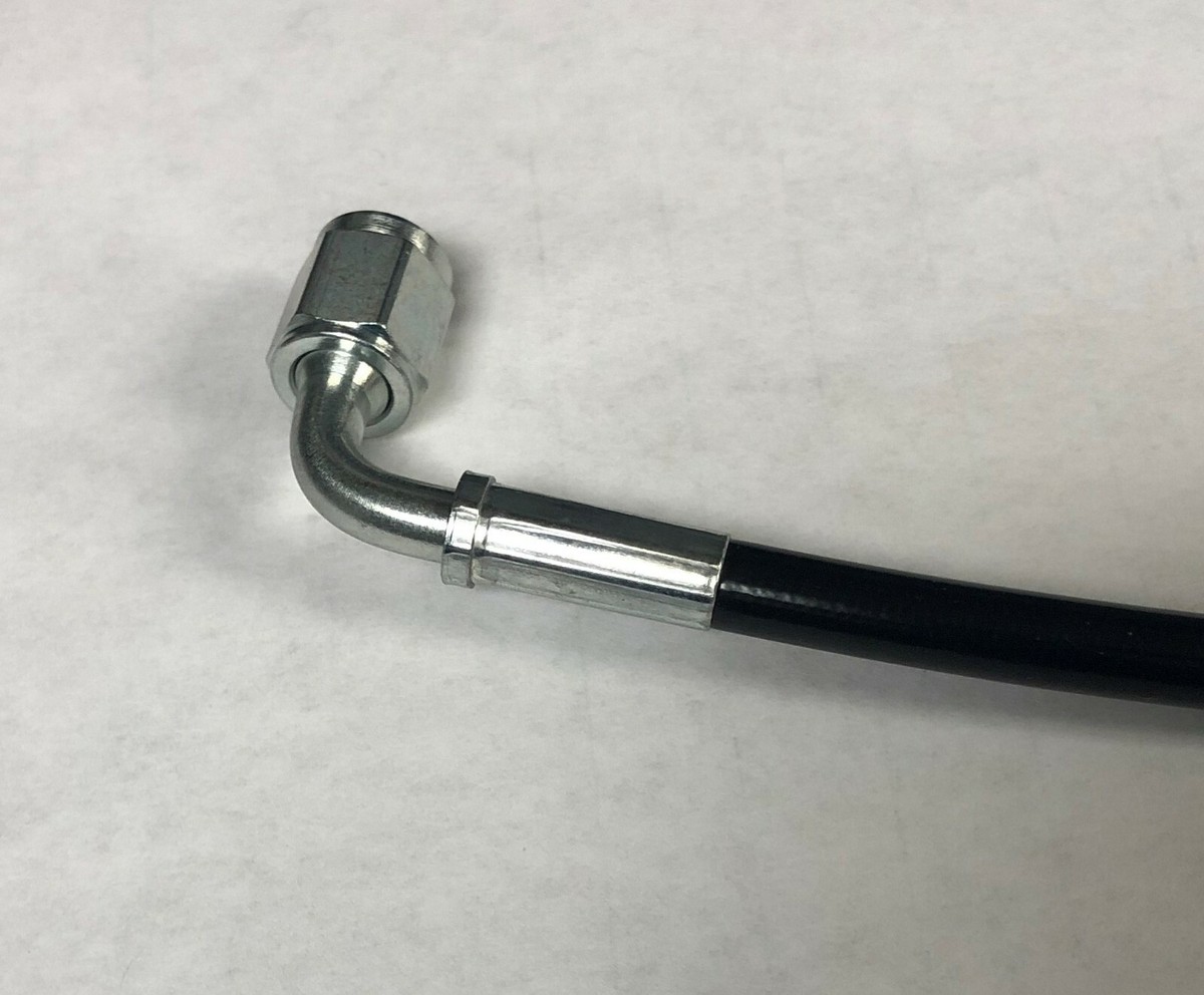Manguera De Teflón Ptfe Trenzada 3 An 3 Metros Negra Ptfe
