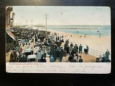 Vintage Postcard 1901-1907 Boardwalk Crowd Atlantic City New Jersey