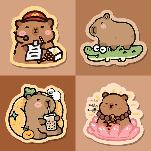 Cute Capybara Mouse Pad Desk Mat Keyboard Pad Gaming Table Mat Office Decoration