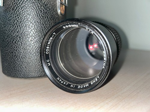 Cosina 200mm 1:4 Lens MC Cosinon-T Manual Focus made in japan - Picture 2 of 7