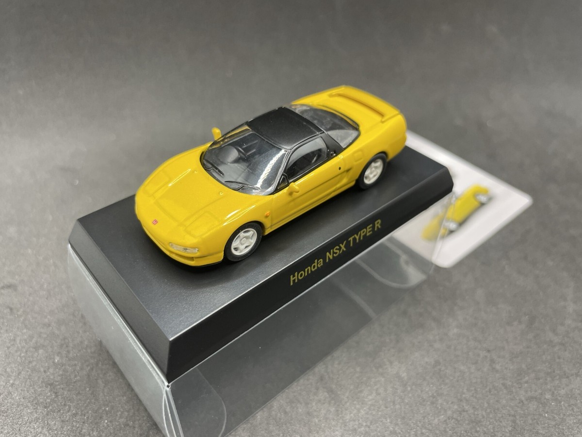 Kyosho 1/64 Honda collection NSX Type R Yellow diecast model car