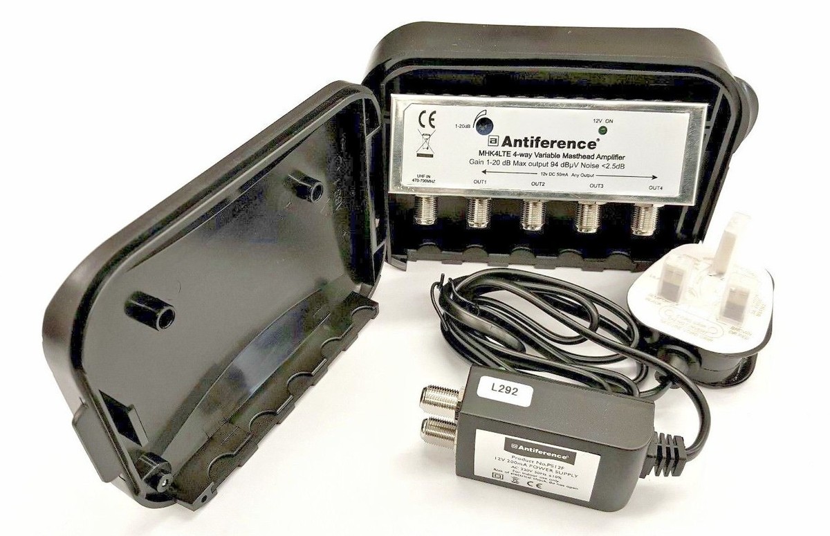 MHK4LTE Way Aerial Masthead outdoor booster amplifier powered