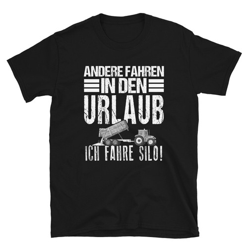 Landwirtschaft Andere fahren in den Urlaub Ich fahre Silo T-shirt - Picture 2 of 3