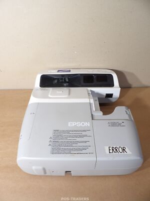 Epson EB-465i Projector Beamer XGA 3LCD 3000 Lumens - ERROR / MISSING COVER