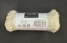 Amazon Basics Natural Cotton Braided Rope for DIY Crafts - Clothesline - NEW