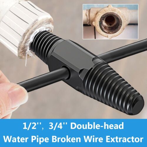Pipe Screws Remover Damaged Screw Wire Break Extractor Double Head - Picture 1 of 10