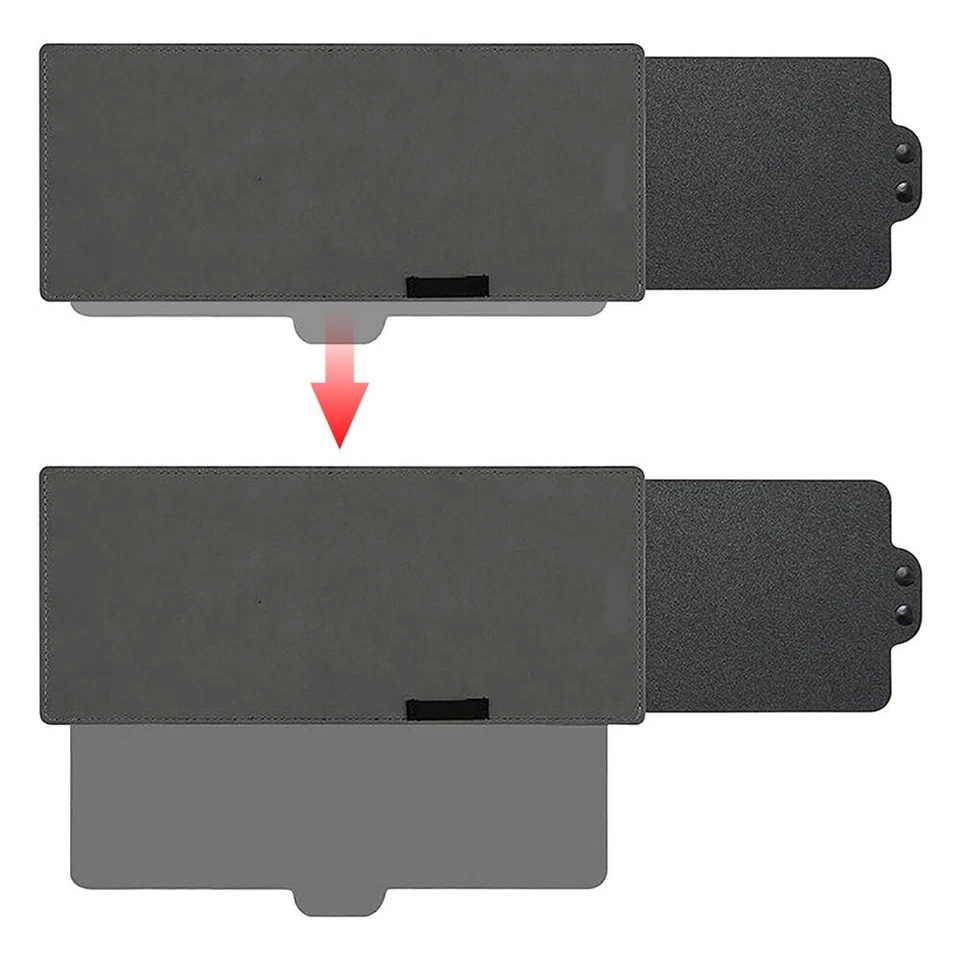 Universal Car Sun Visor Sunshade Extendable Anti-glare Block Retractable Black Foto 2 de 4