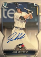 2023 Bowman 1st Draft Toronto Blue Jays Jace Bohrofen Autograph