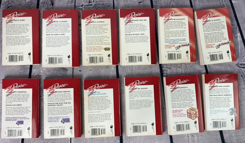 Silhouette Desire Romance Novels Books Lot of 12 Vintage Paperback (bbb) - Foto 5 di 7